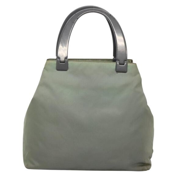 PRADA Hand Bag Nylon Khaki - Picture 3 of 9